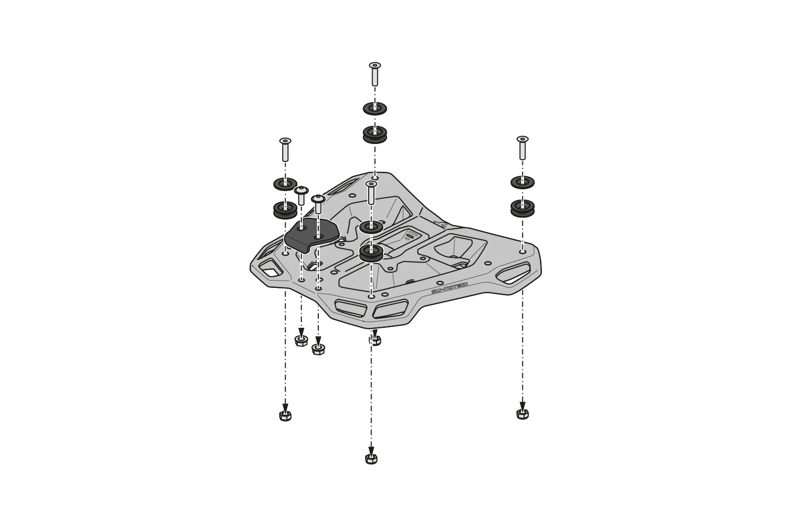 STREET-RACK – Black. Yamaha XJR 1200/1300 (06-). - Balgarpir
